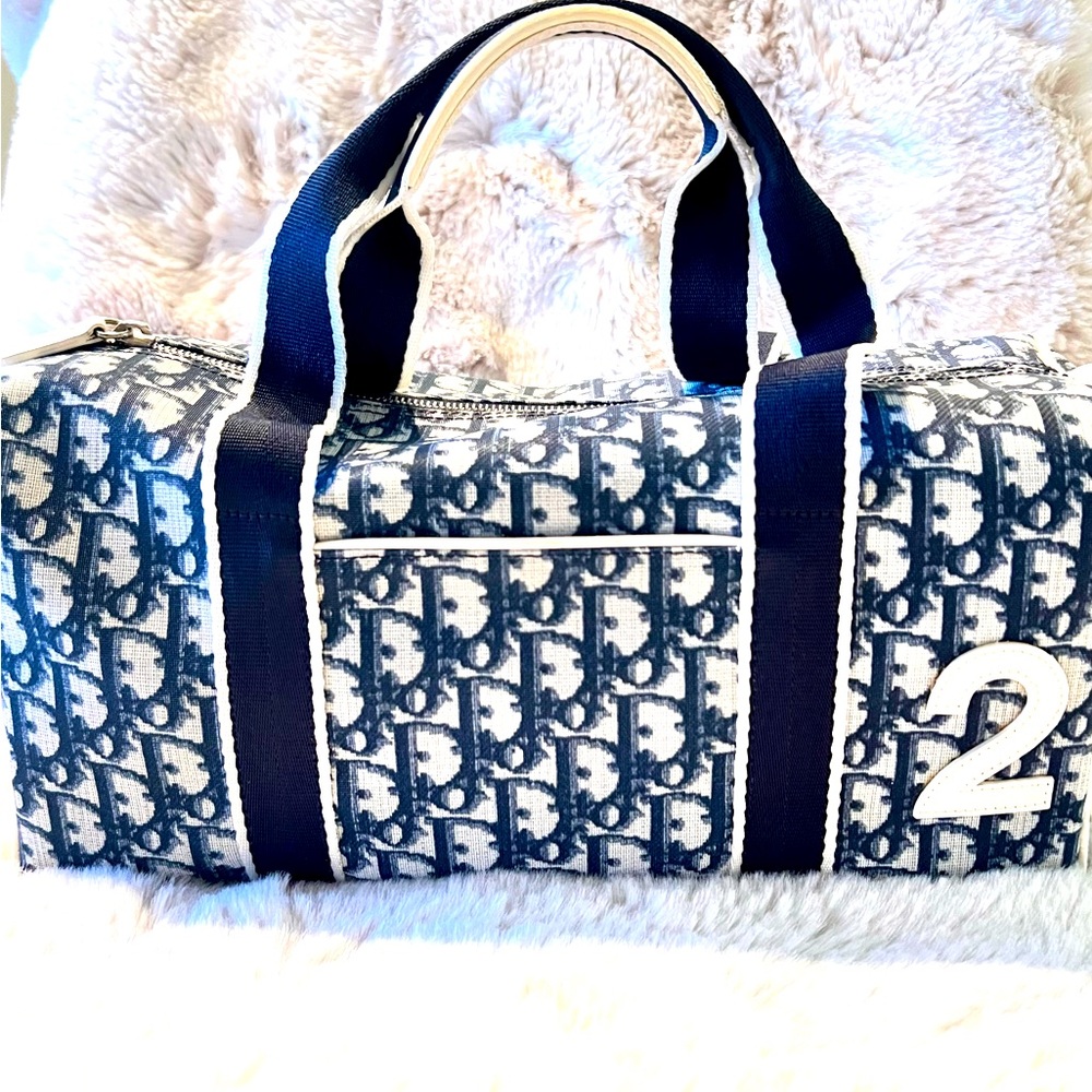 Christian Dior Monogram Trotter Boston Bag